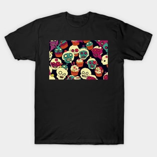 Punk Rock Zombies and Cupcakes T-Shirt